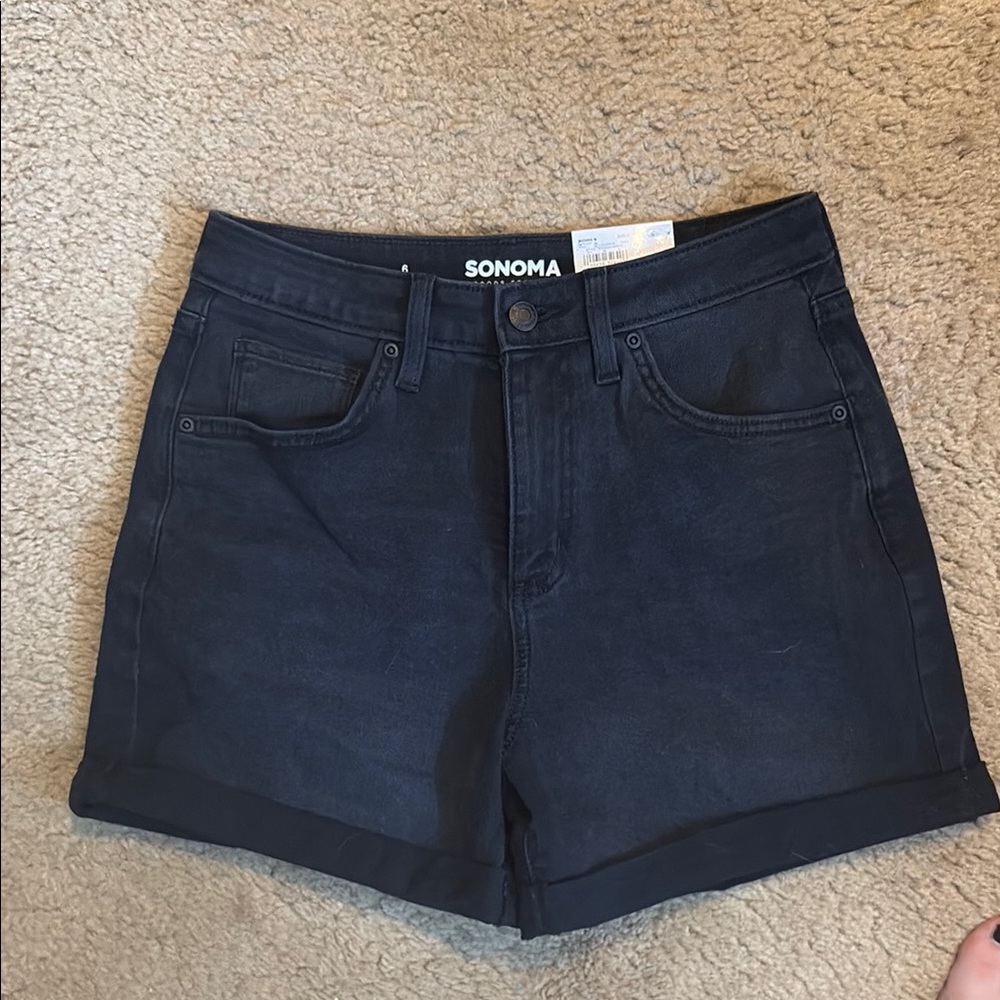 Sonoma Women's black Jean Shorts